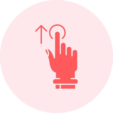 Moda biçimi izole edilmiş arka planda el imleç simgesi