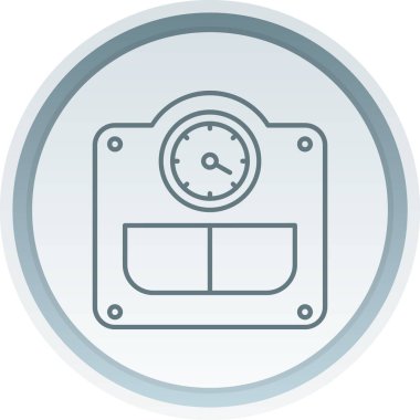 Mavi bir simgenin vektör illüstrasyonu