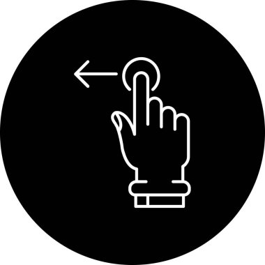 el simgesi vektör illüstrasyonu