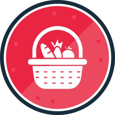 Sepet Simgesi vektör illüstrasyonu