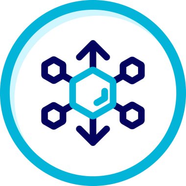 Simgenin vektör illüstrasyonu, pazarlama simgesi