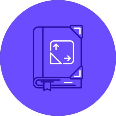 Dizin modern simgesinin vektör illüstrasyonu