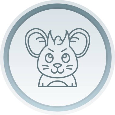 hayvan vektör çizgisi simgesi deseni