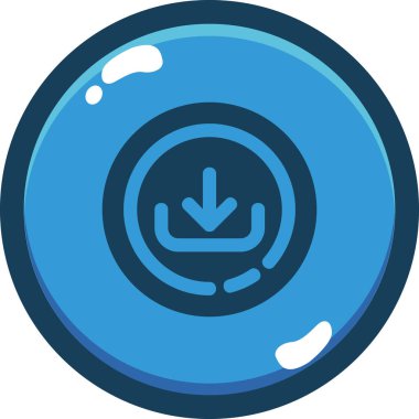 Web simgesini basit illüstrasyonla tazele