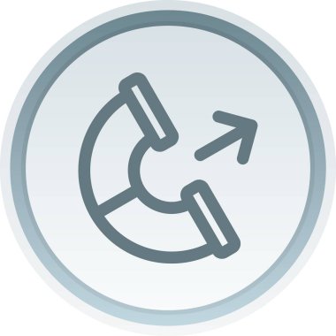 ok simgesi vektör illüstrasyonu