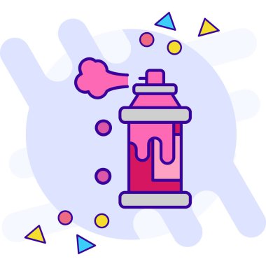 şişe simgesi, vektör illüstrasyonu