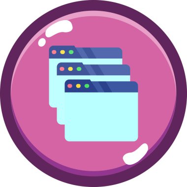 Banka kartı simgesi vektör illüstrasyonu