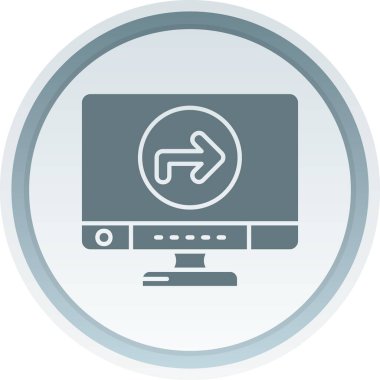 vektör lcd simgesi illüstrasyonu