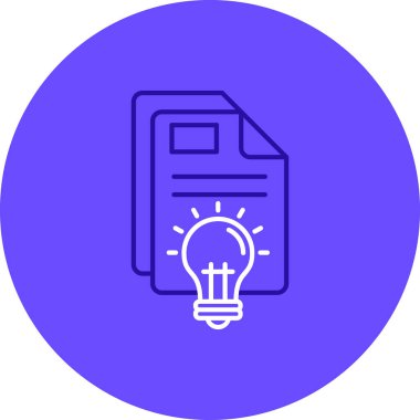 Belge simgesinin vektör illüstrasyonu