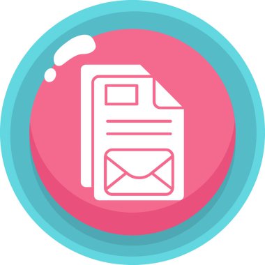 Posta simgesinin vektör illüstrasyonu