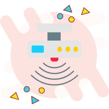 Uzaktan kumanda simge vektör çizim