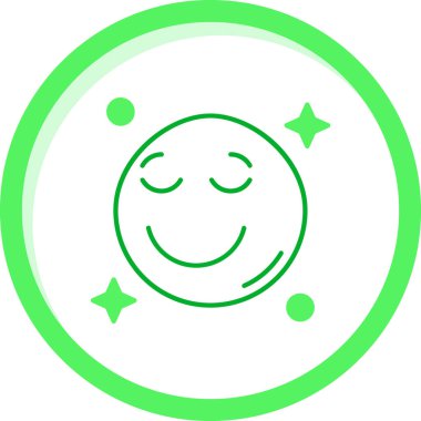 Mutlu yüz simgesi vektör illüstrasyonu