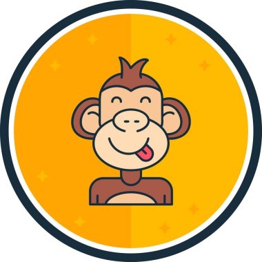 Dil dolu dize, basit vektör illüstrasyonu