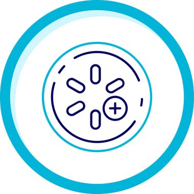 Bir b simgesinin vektör illüstrasyonu