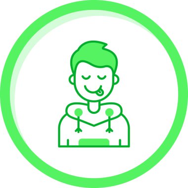 İnsan simgesinin vektör illüstrasyonu