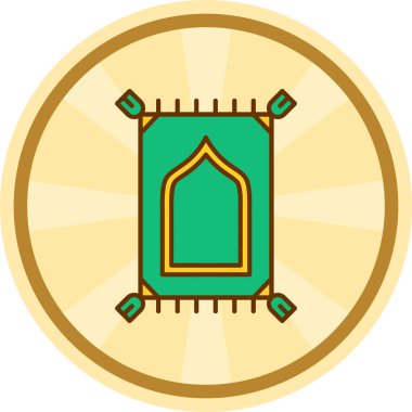 Ramazan için bir arkaplan vektör illüstrasyonu