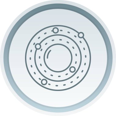 vektör atom simgesi illüstrasyonu