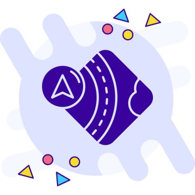 Araba lastiği ikonu vektör olarak. basit tip