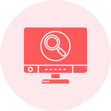 seo modern simgesinin vektör illüstrasyonu