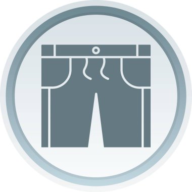 pantolon simgesi vektör illüstrasyonu