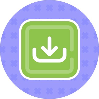 ok simgesi vektör illüstrasyonu