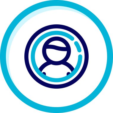 Bir cankurtaran simgesinin vektör illüstrasyonu