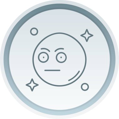 Ayın vektör simgesi çizimi