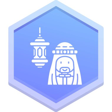 Modern tasarım tarzında cami simgesi