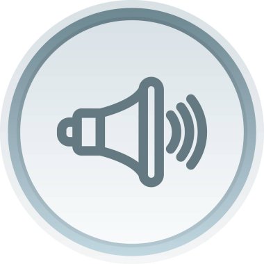 ses simgesi vektör illüstrasyonu