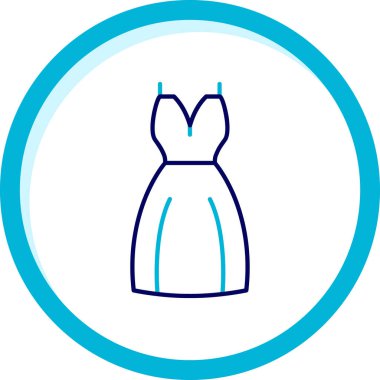 Elbise. Web simgesi basit illüstrasyon