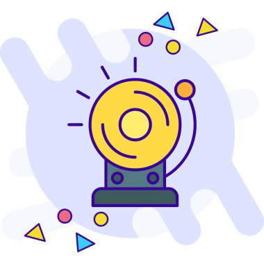 Hoparlör simgesi tasarım vektörü