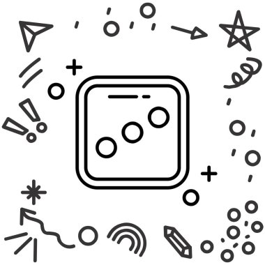 seo modern simgesinin vektör illüstrasyonu