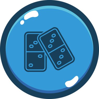 zar. Web simgesi basit tasarım