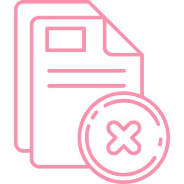 belge simgesi vektör illüstrasyonu