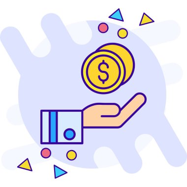 para simgesi vektör illüstrasyonu