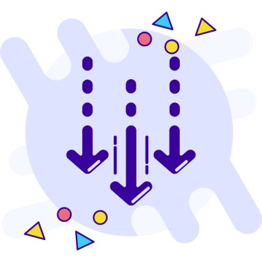 ok simgesi vektörü. İnce çizgi işareti. izole edilmiş sınır sembolü çizimi