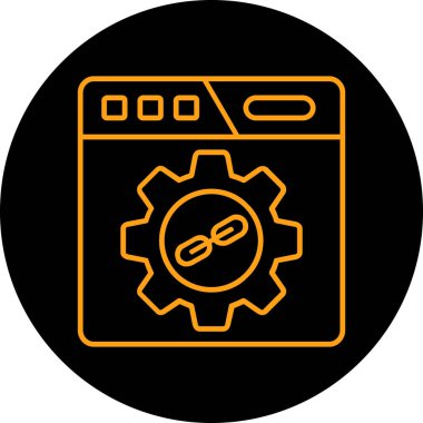 Ayarlama. Basit simge vektör illüstrasyonu