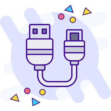 Dolgu simgesi vektör illüstrasyonu