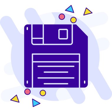 Belge. Web simgesi basit illüstrasyon.