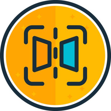 ödül rozeti simgesi, basit vektör illüstrasyonu