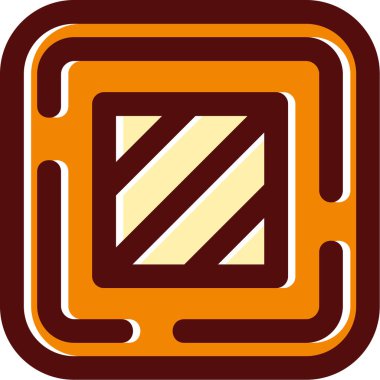 Tahta bir işaretin vektör illüstrasyonu