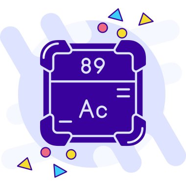 Beyaz arka planda çizgi test tüpü ve kimyasal laboratuvar ikonu izole edildi. Laboratuvar cam işaretiydi. Renkli taslak konsepti. vektör