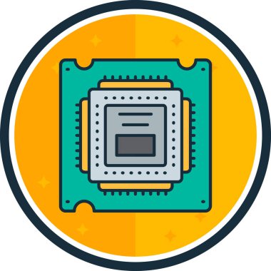 bilgisayar simgesi vektör illüstrasyonu