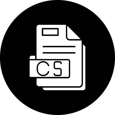 dosya biçimi simgesi, vektör illüstrasyonu