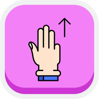 Ekrandaki parmak dokunma düğmesi