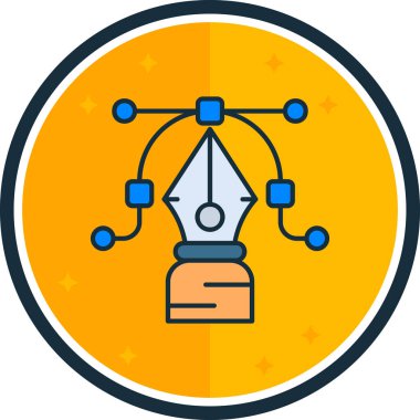 veri ağı simgesi, vektör illüstrasyonu