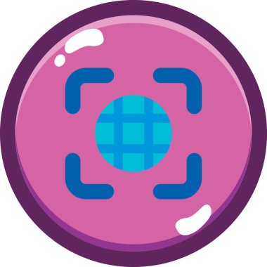 - Şeker. Web simgesi basit illüstrasyon