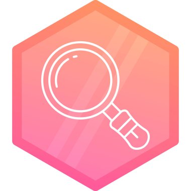 Arama simgesi vektör illüstrasyonu