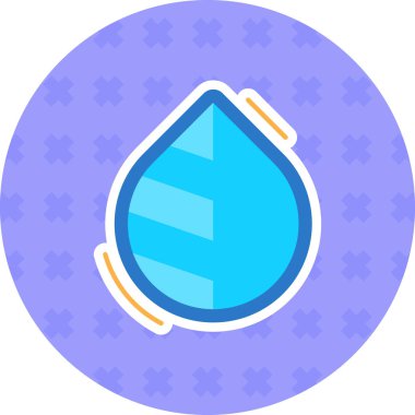 Su damlası. Basit tasarım