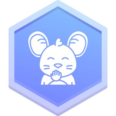 hayvan simgesi vektör illüstrasyonu